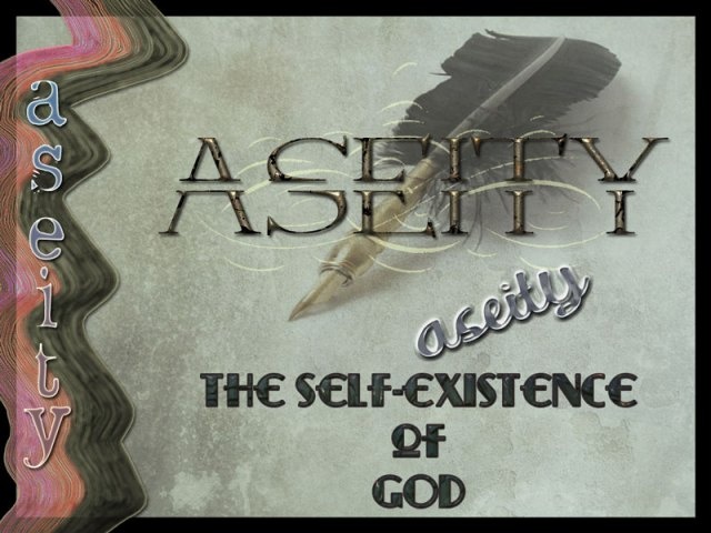 Aseity Of God
