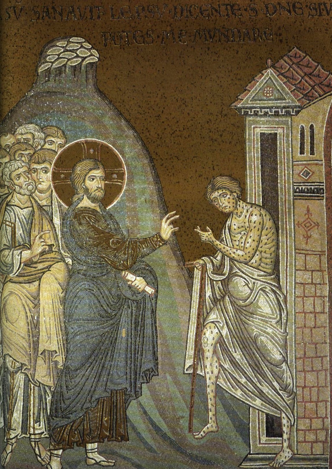Jesus And Leper In Matthew 8