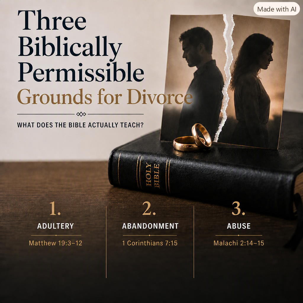 Three Biblically Permissible Grounds for Divorce